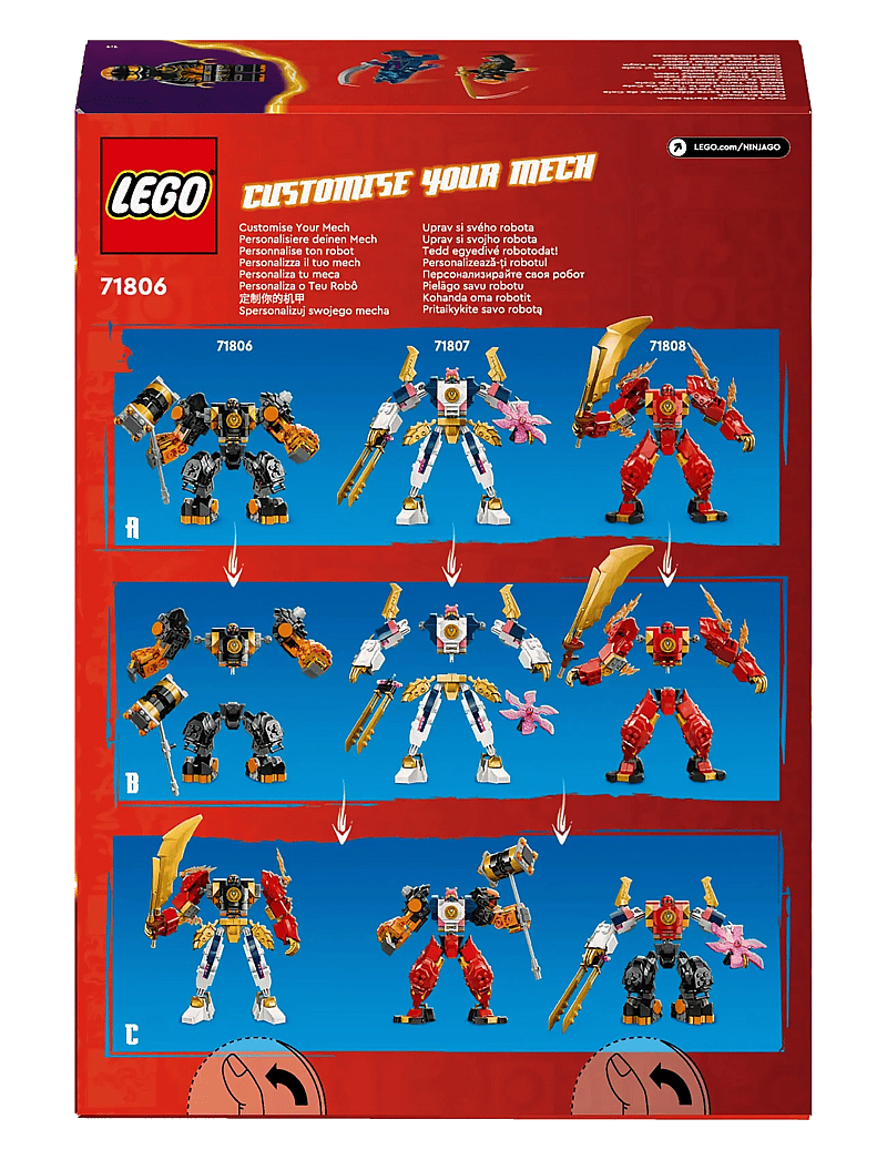 LEGO - Cole’s Elemental Earth Mech Toy 71806 - lego® ninjago® - multi - 4
