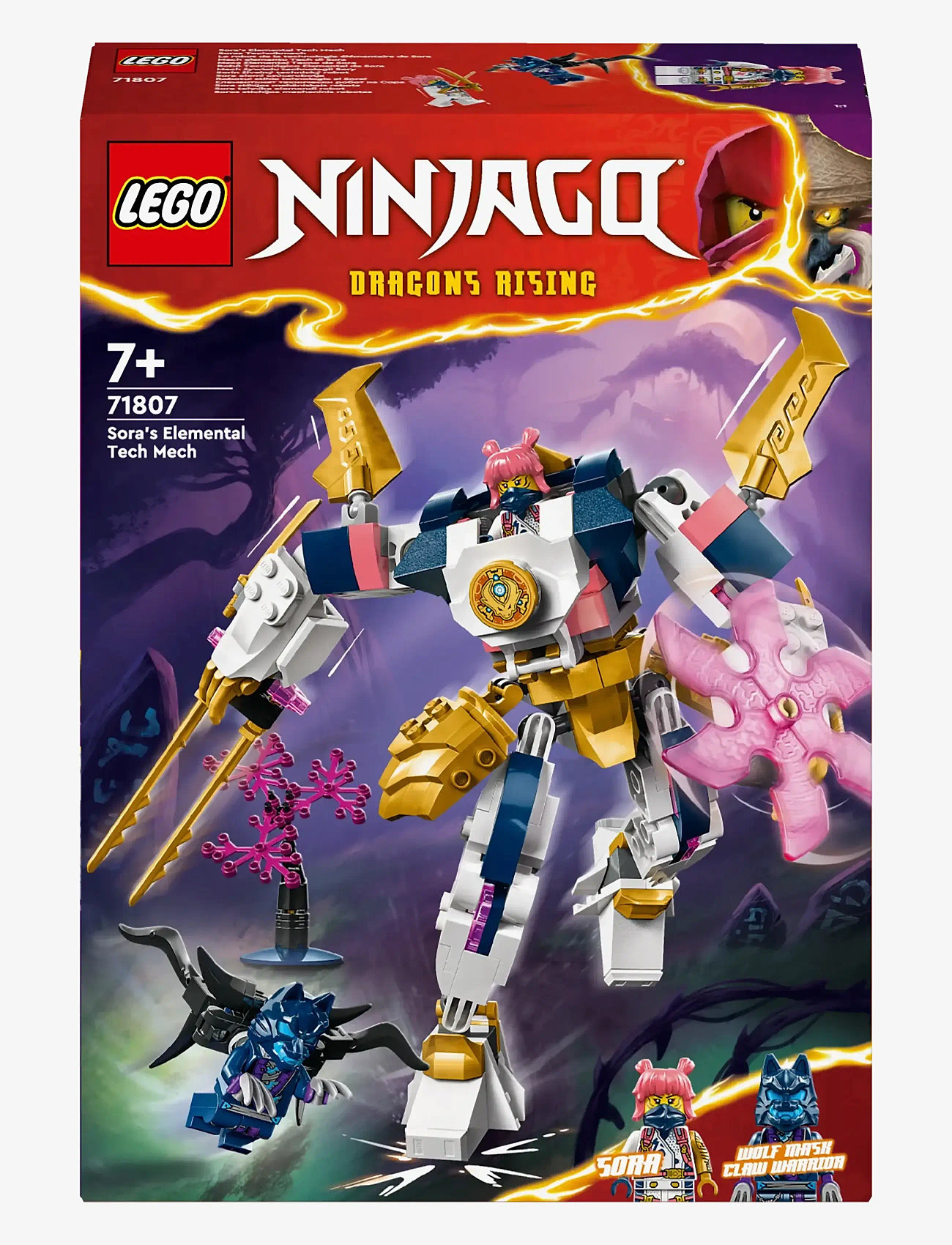 LEGO - Sora’s Elemental Tech Mech Toy 71807 - lego® ninjago® - multi - 3