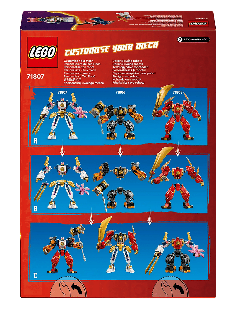 LEGO - Sora’s Elemental Tech Mech Toy 71807 - lego® ninjago® - multi - 4