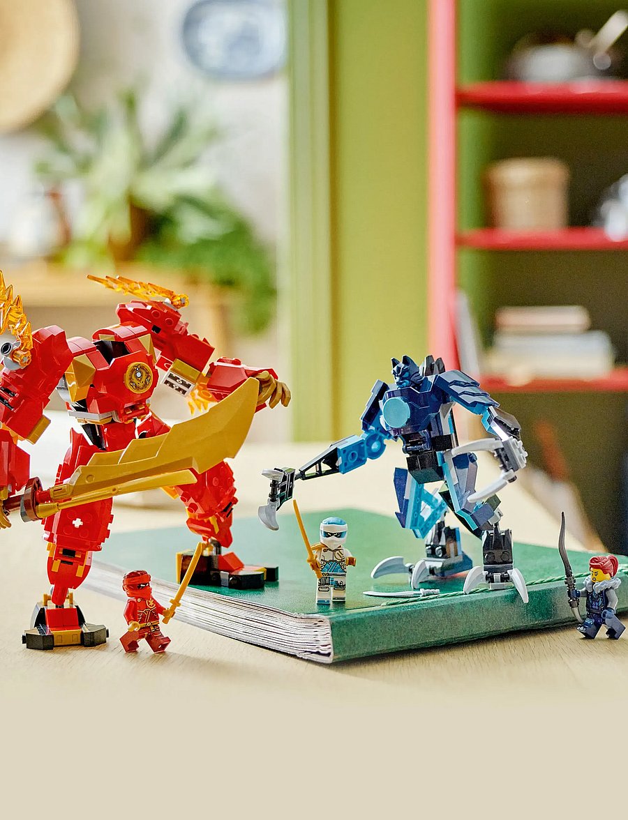 LEGO - Kai’s Elemental Fire Mech Toy 71808 - multi - 5