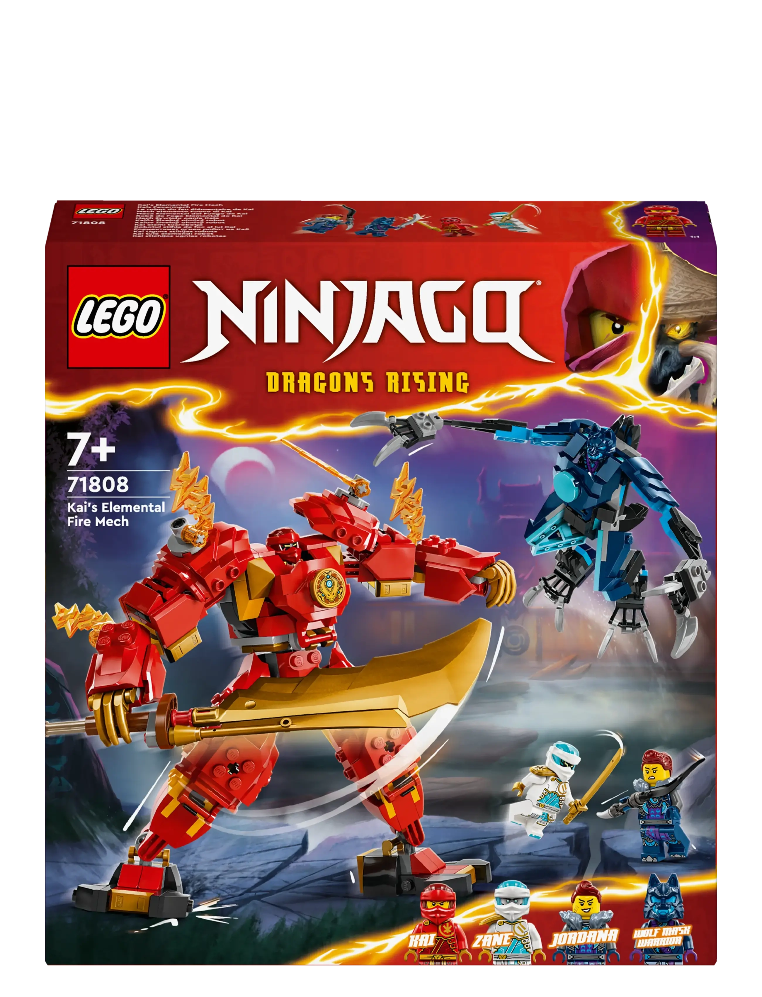 LEGO - Kai’s Elemental Fire Mech Toy 71808 - lego ninjago - multi - 3