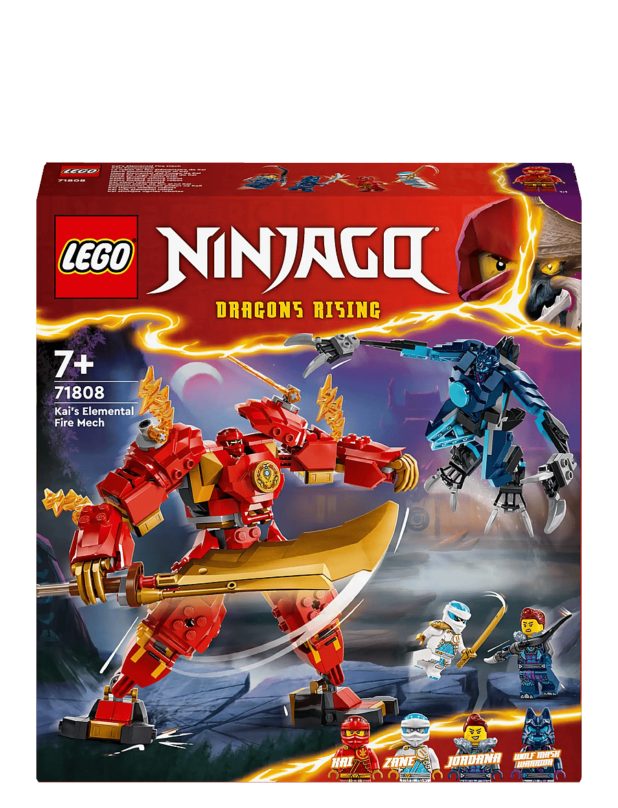 LEGO - Kai’s Elemental Fire Mech Toy 71808 - multi - 3
