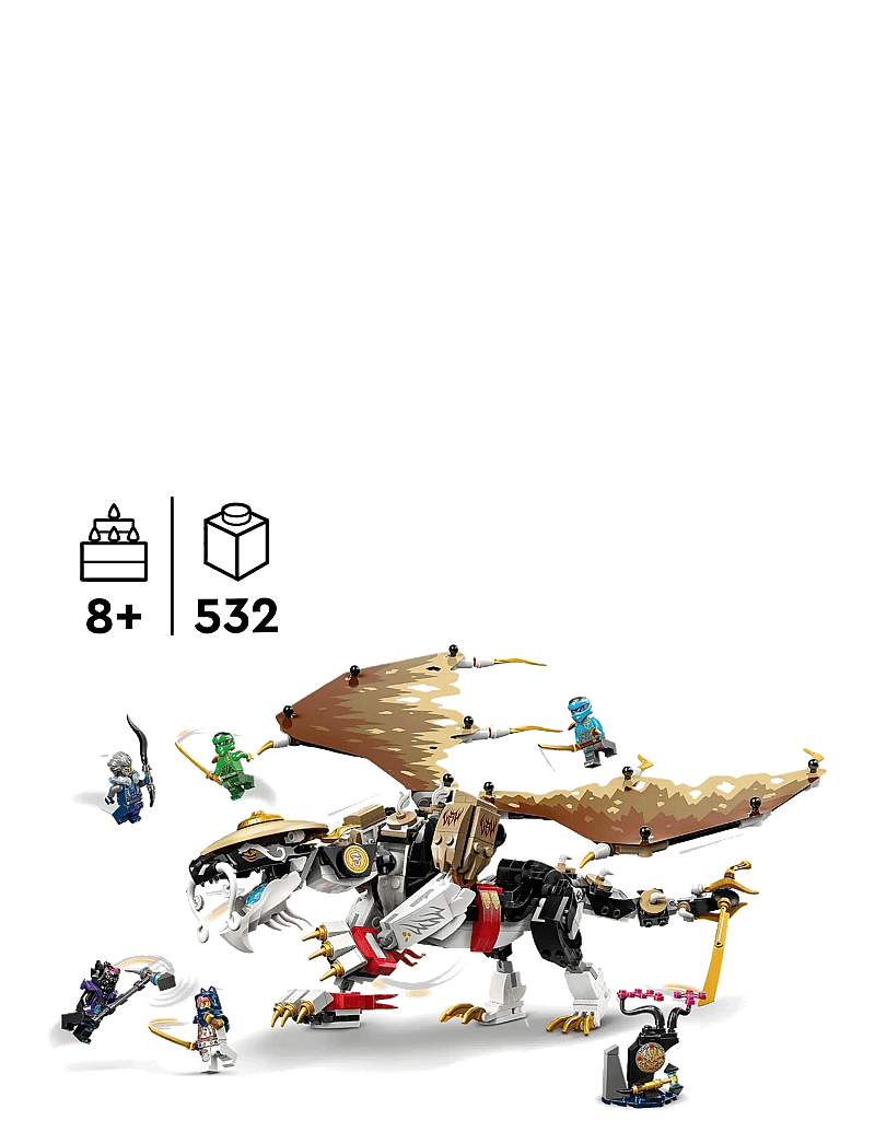 LEGO - Egalt the Master Dragon Hero Toy 71809 - lego® ninjago® - multi - 1