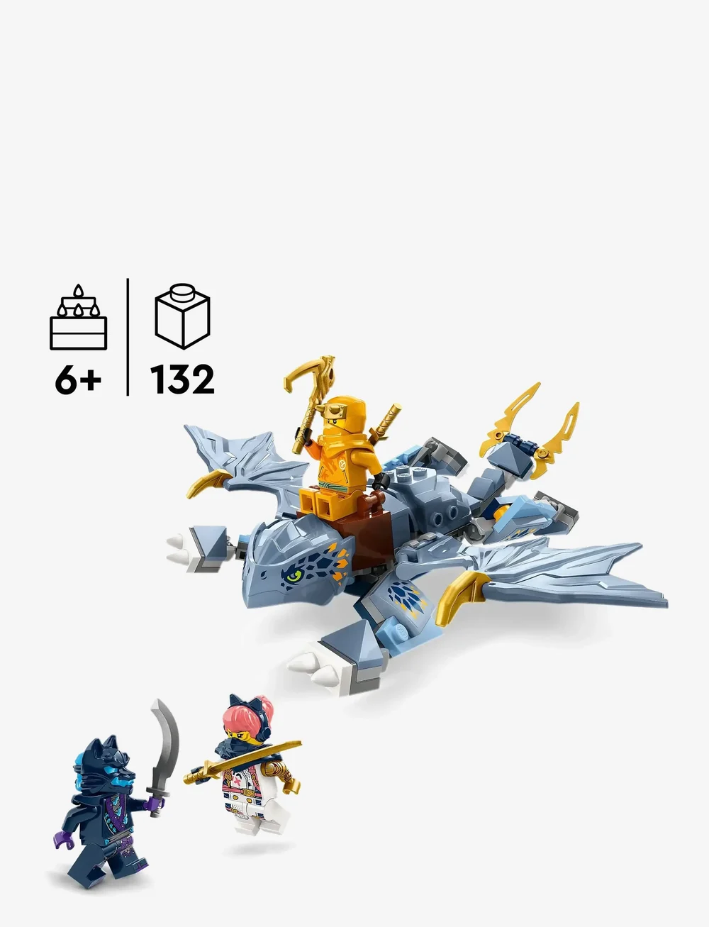 LEGO - Young Dragon Riyu Toy Set 71810 - lego ninjago - multi - 1