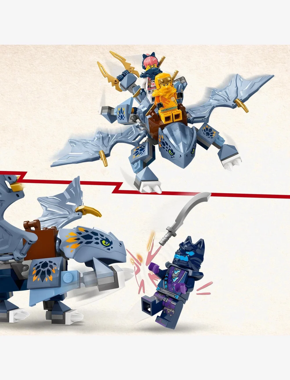 LEGO - Young Dragon Riyu Toy Set 71810 - lego ninjago - multi - 3
