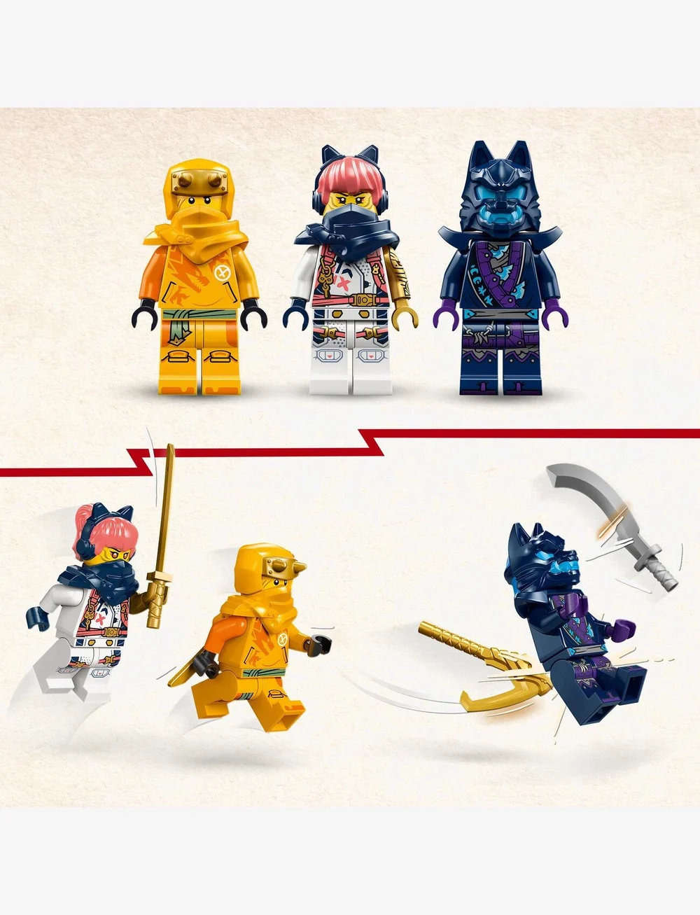 LEGO - Young Dragon Riyu Toy Set 71810 - lego ninjago - multi - 4