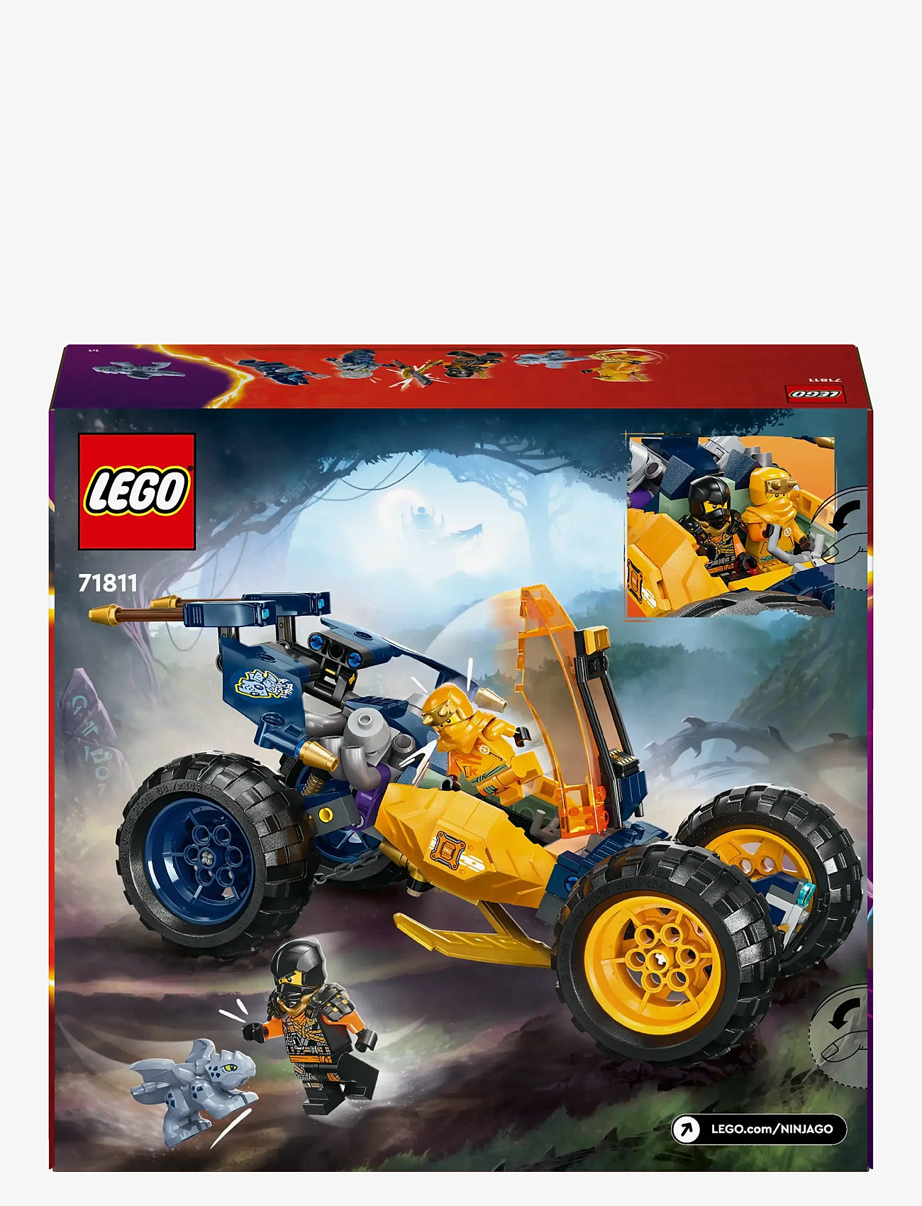 LEGO - Arins ninja-offroader 71811 - lego ninjago - multi - 4