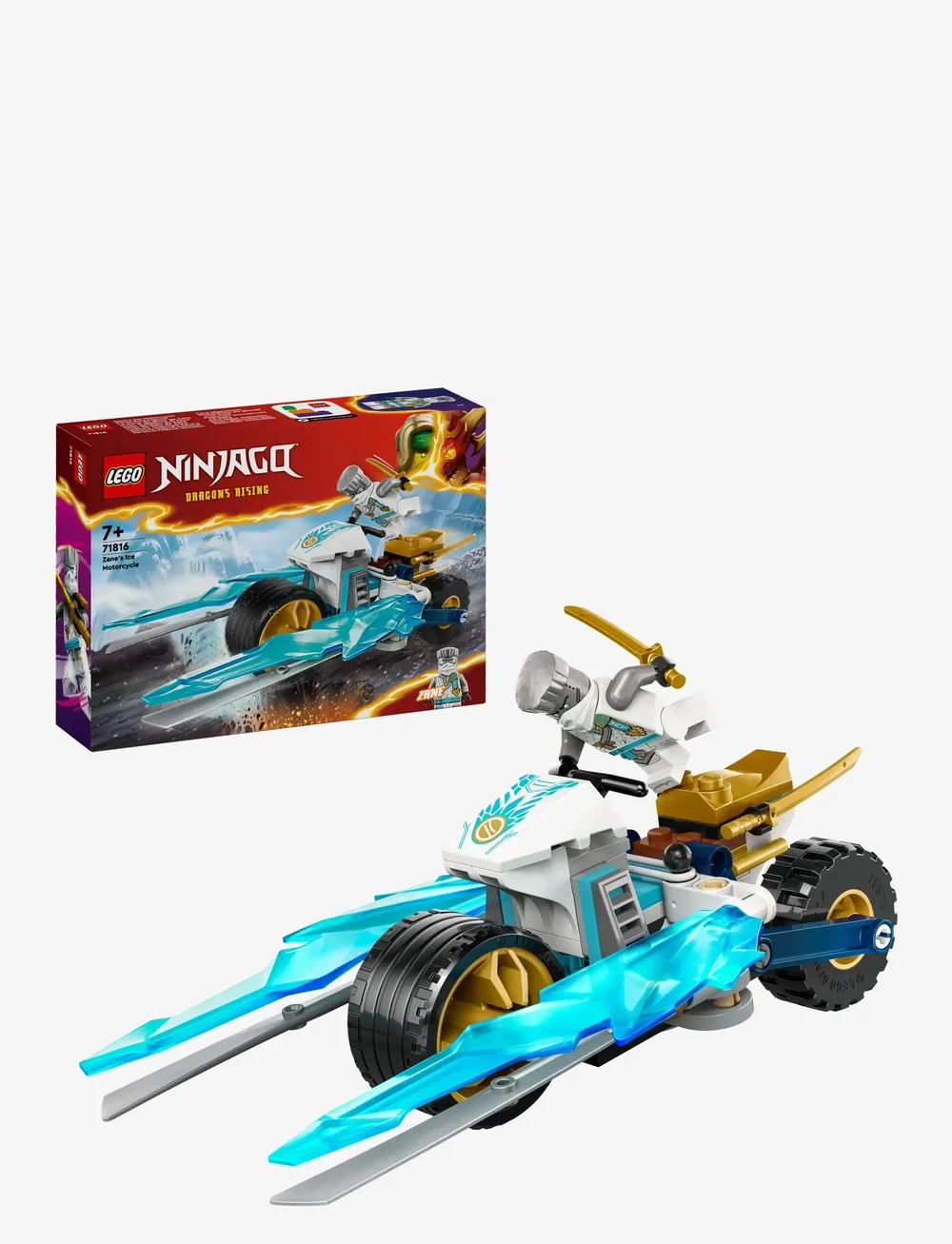 LEGO - Zane’s Ice Motorcycle Toy Set 71816 - lego ninjago - multi - 0