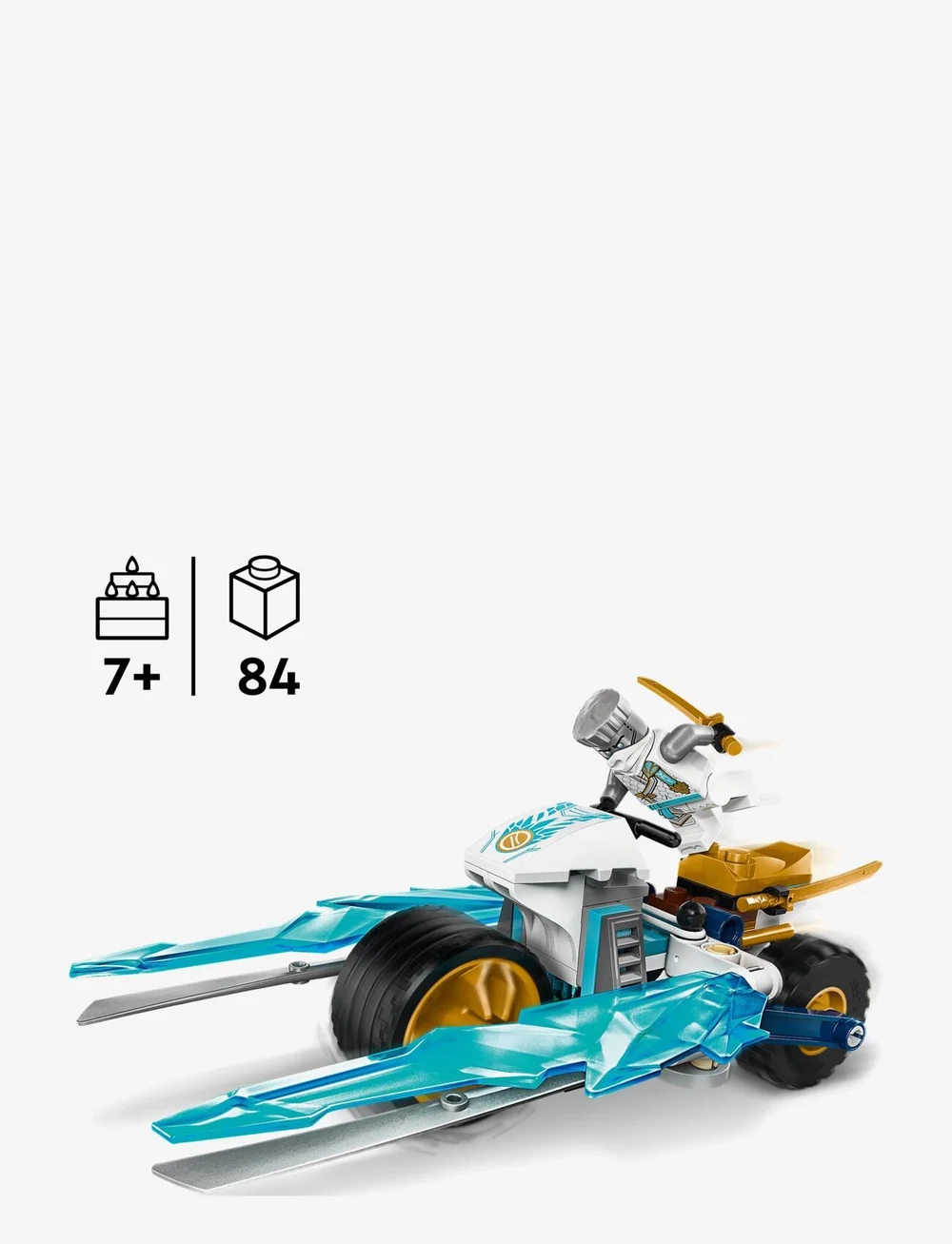 LEGO - Zane’s Ice Motorcycle Toy Set 71816 - lego ninjago - multi - 2