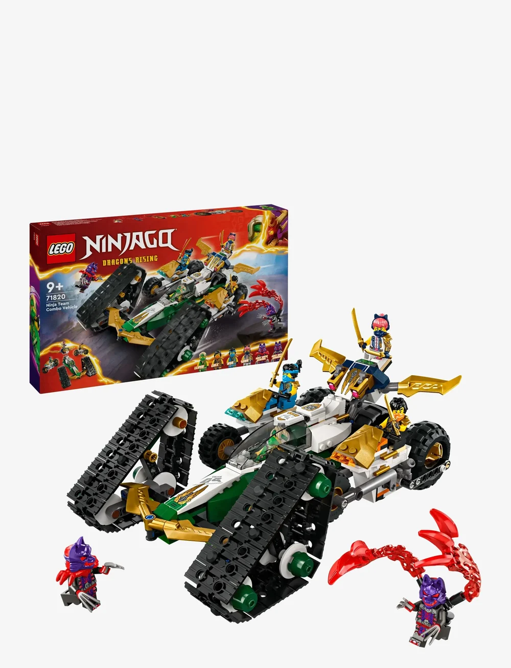 LEGO - Ninja Team Combo Vehicle 4-in-1 Toy 71820 - lego ninjago - multi - 0