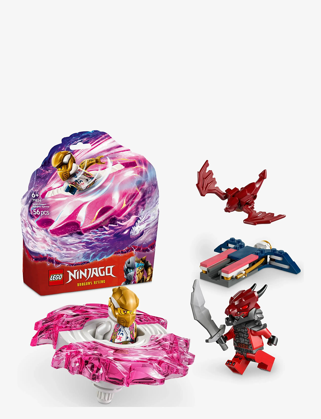 LEGO Sora's Dragon Spinjitzu Spinner Action Toy Set 71824
