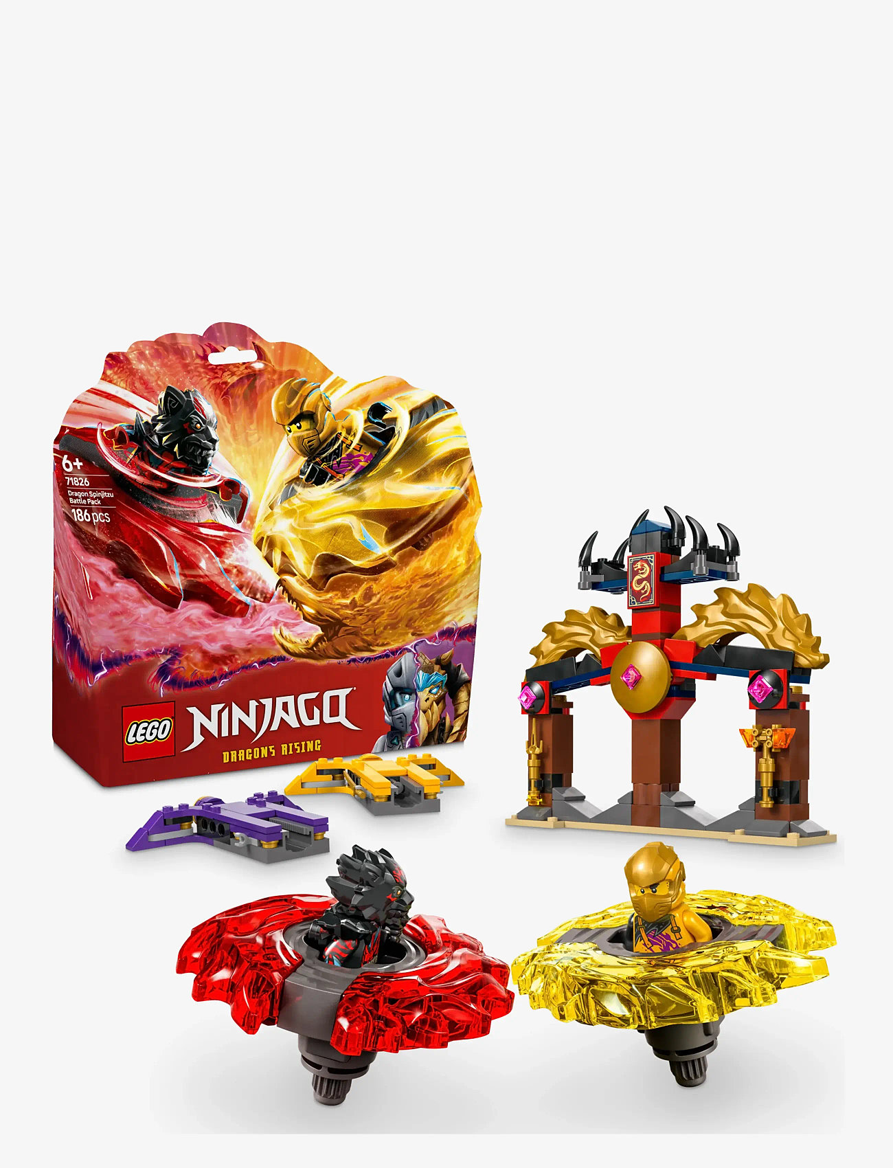 LEGO Dragon Spinjitzu Battle Pack Action Toy Set 71826 (LGO71826) LEGO®  Ninjago®