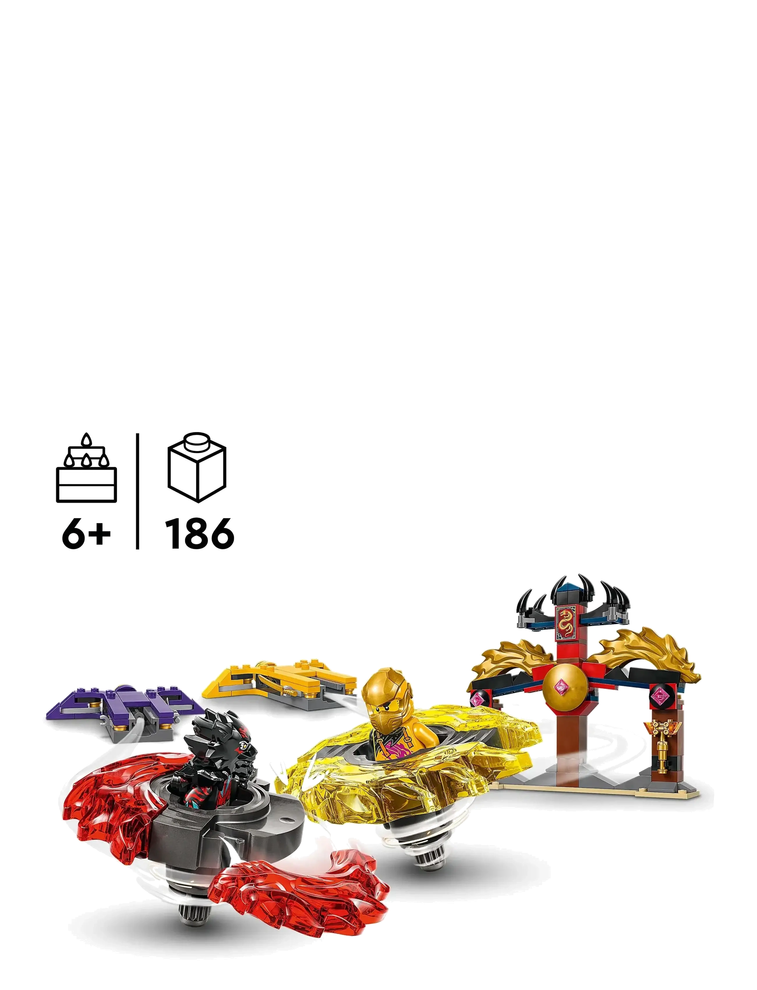LEGO - Drakspinjitzu – stridspaket 71826 - lego® ninjago® - multi - 1