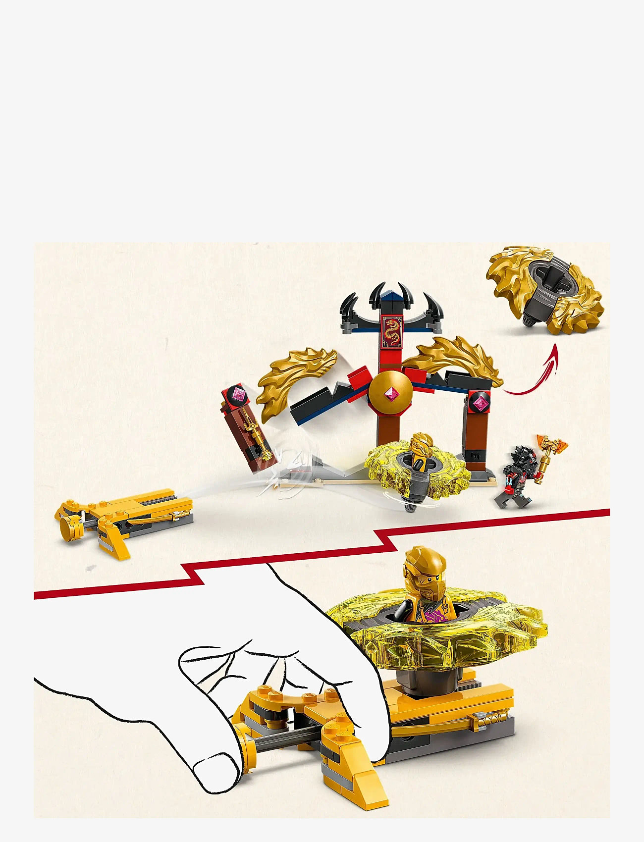 LEGO - Dragon Spinjitzu Battle Pack Action Toy Set 71826 - lego® ninjago® - multi - 3