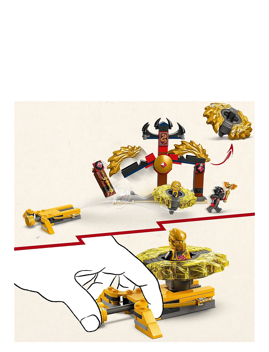 LEGO - Dragon Spinjitzu Battle Pack Action Toy Set 71826 - lego® ninjago® - multi - 3