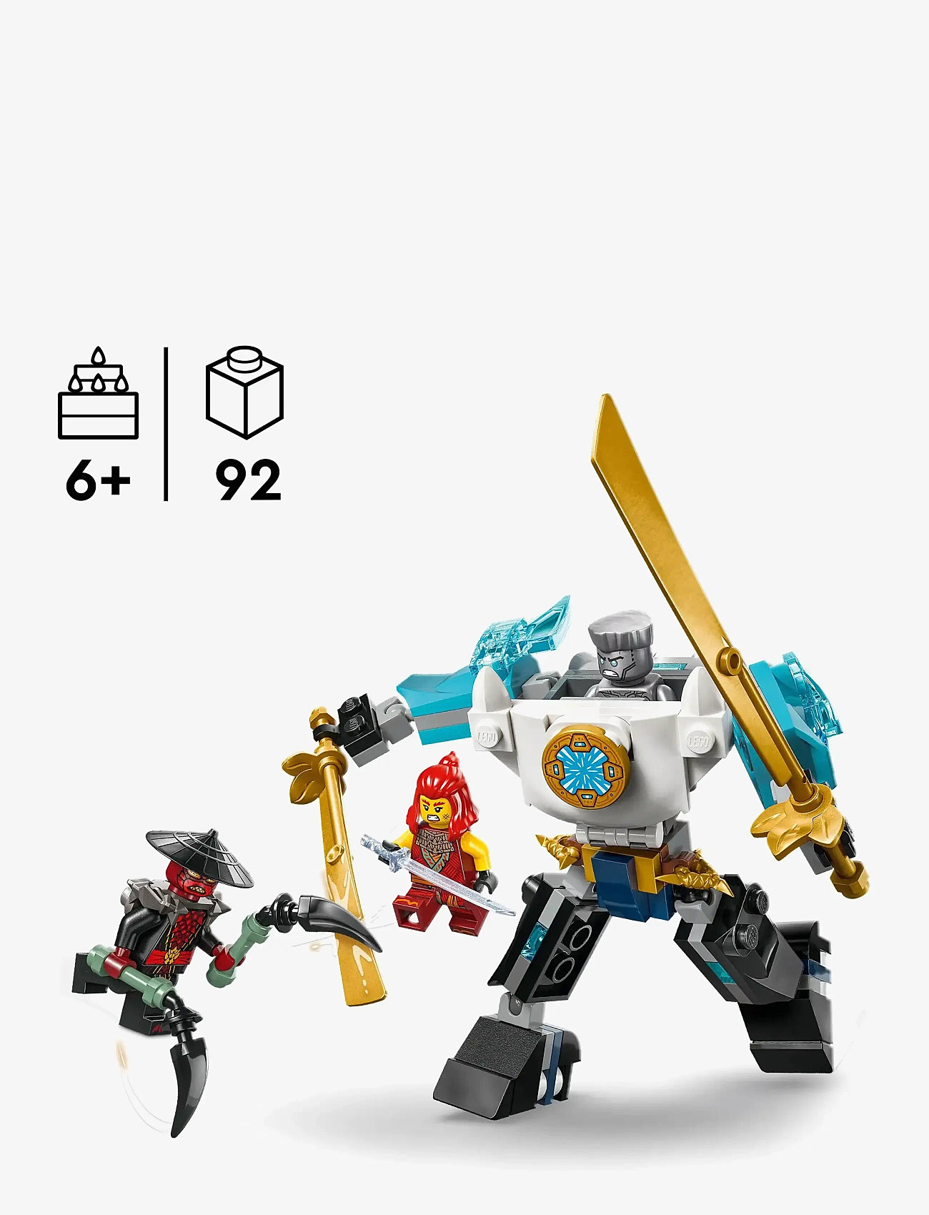 LEGO - Zanes stridsrobotdräkt 71827 - lego ninjago - multi - 1