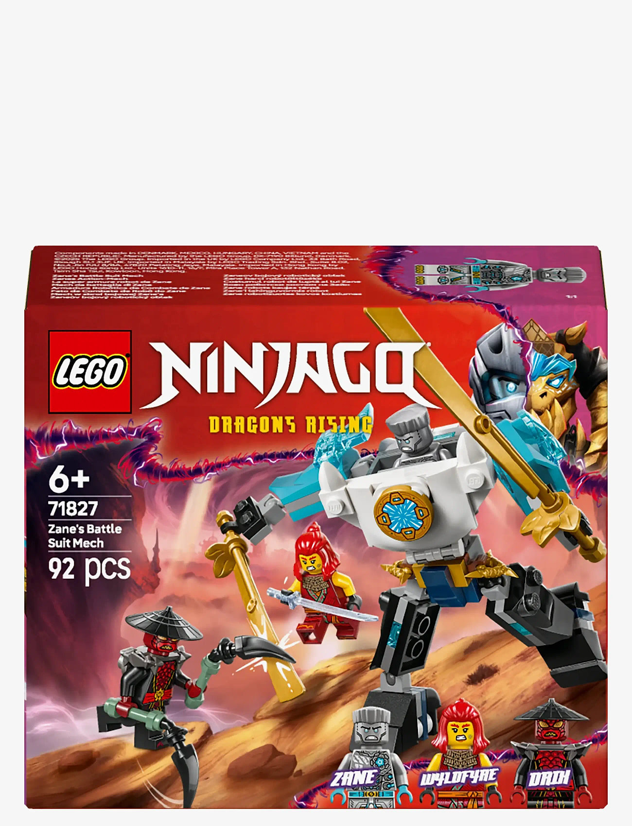 LEGO - Zanes stridsrobotdräkt 71827 - lego ninjago - multi - 5