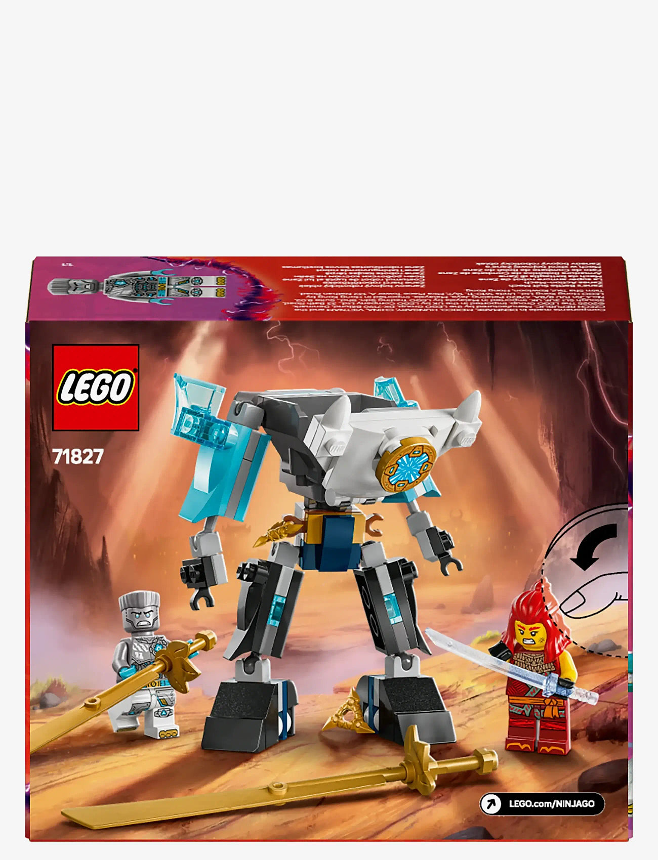 LEGO Zane's Battle Suit Mech Pretend Play Toy Set 71827 (LGO71827