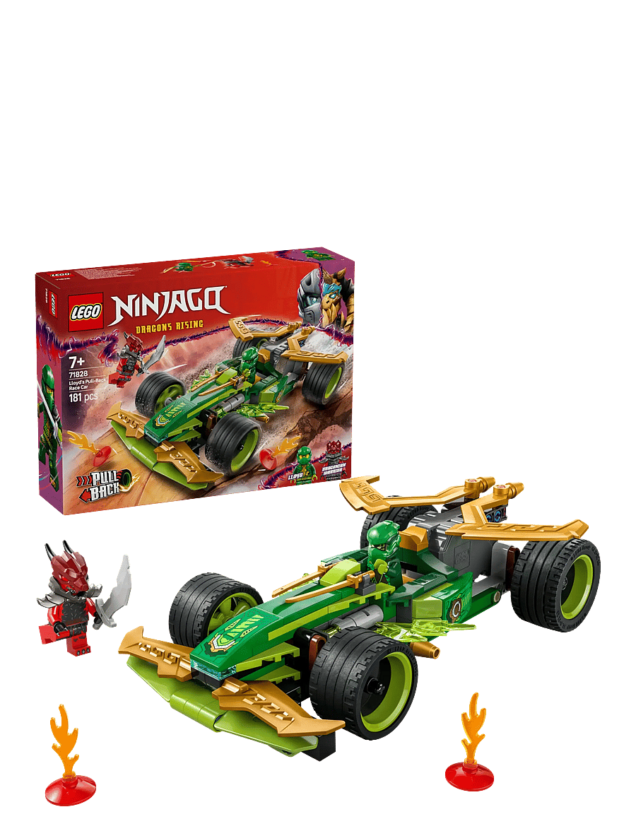 LEGO - Lloyd’s Pull-Back Race Car Pretend Play Toy Set 71828 - lego® ninjago® - multi - 0