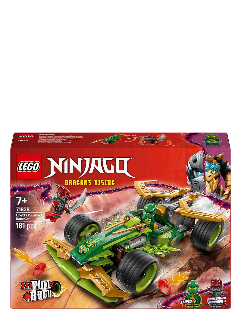 LEGO - Lloyd’s Pull-Back Race Car Pretend Play Toy Set 71828 - lego ninjago - multi - 5