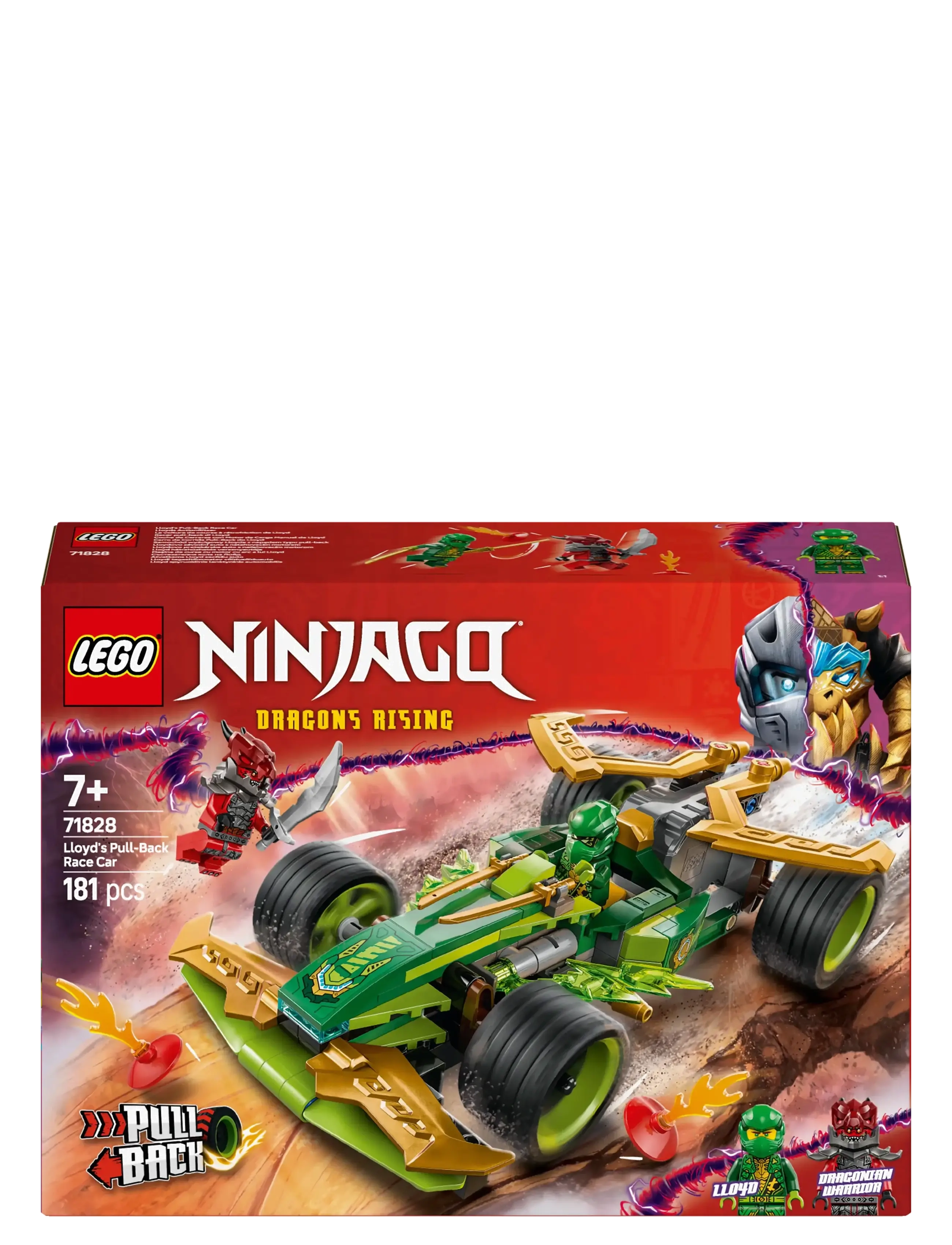 LEGO - Lloyds pull back-racerbil 71828 - lego® ninjago® - multi - 5