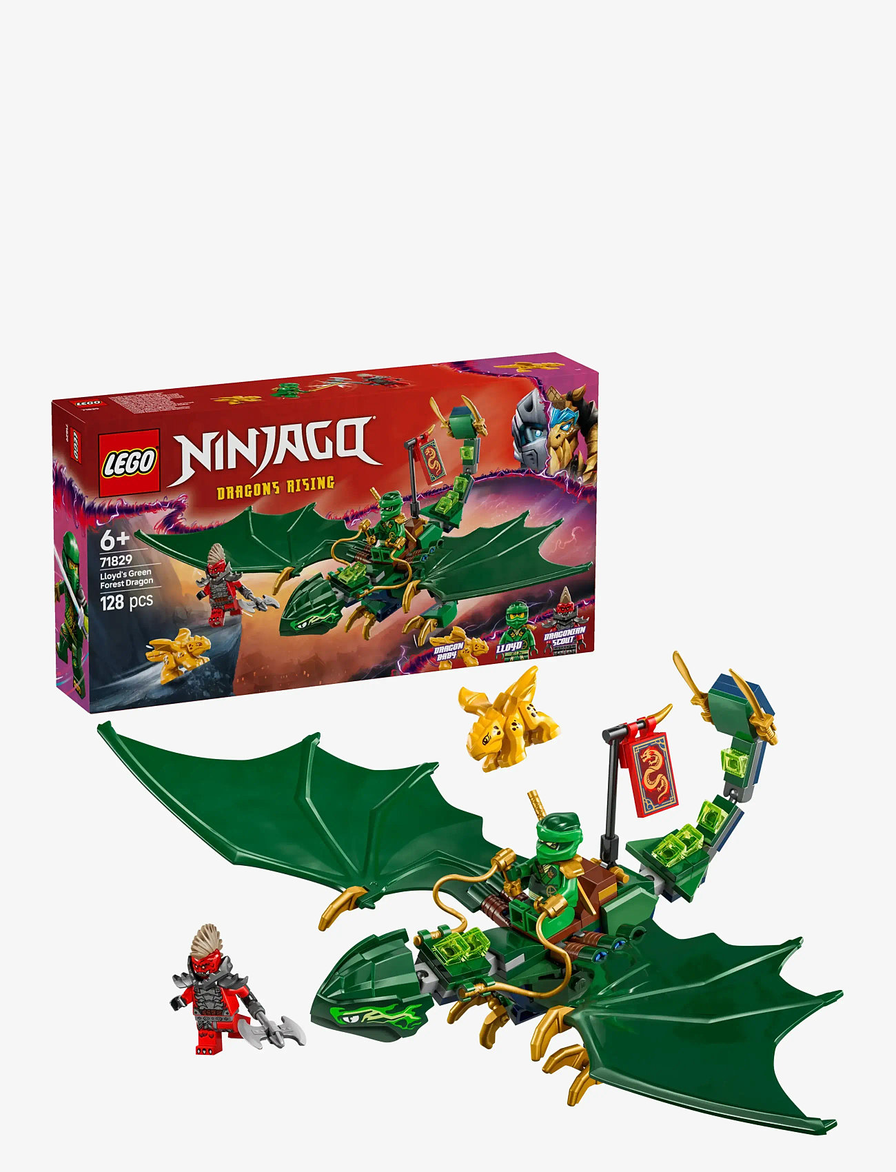 LEGO - Lloyd’s Green Forest Dragon Toy 71829 - lego ninjago - multi - 0