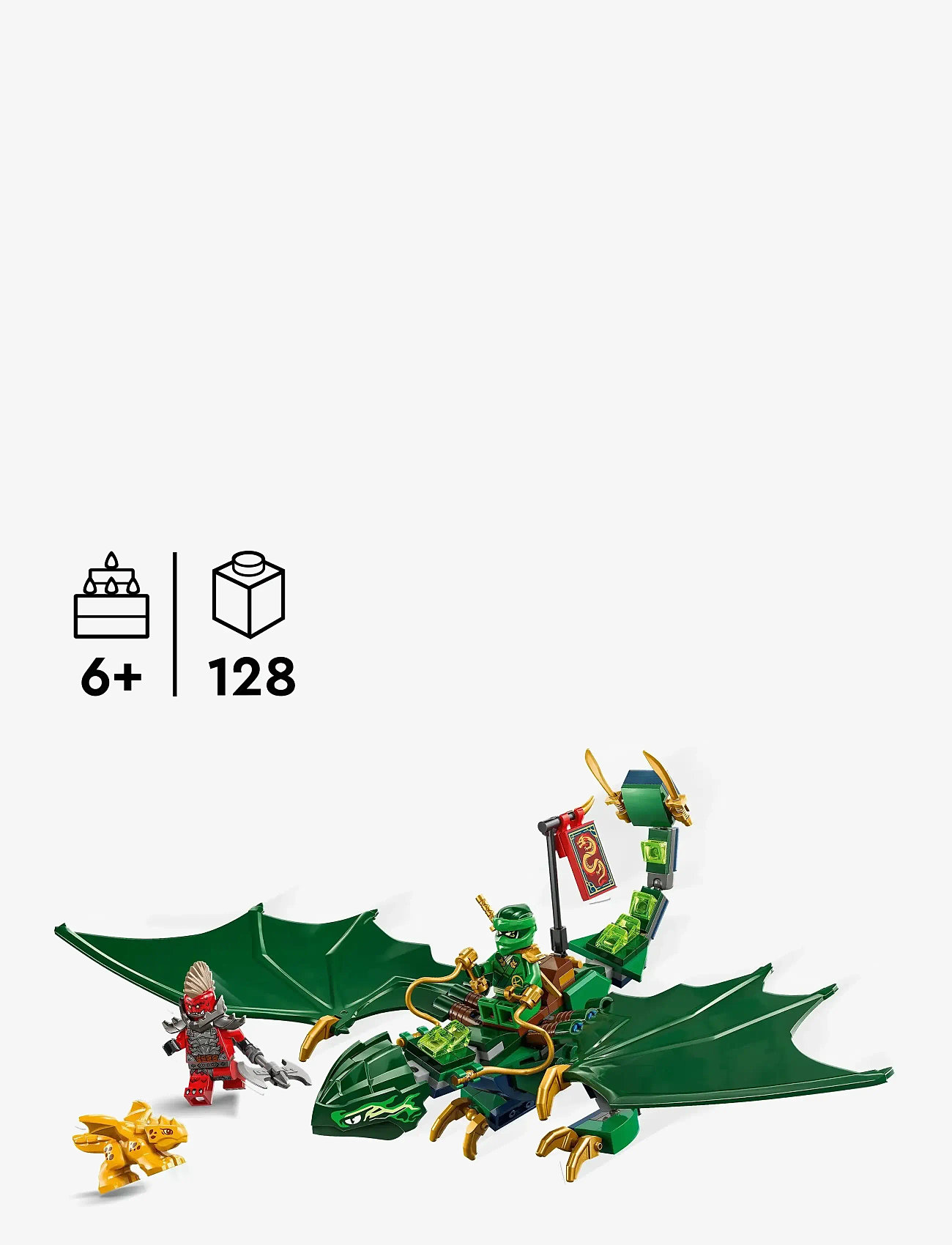 LEGO - Lloyd’s Green Forest Dragon Toy 71829 - lego ninjago - multi - 1