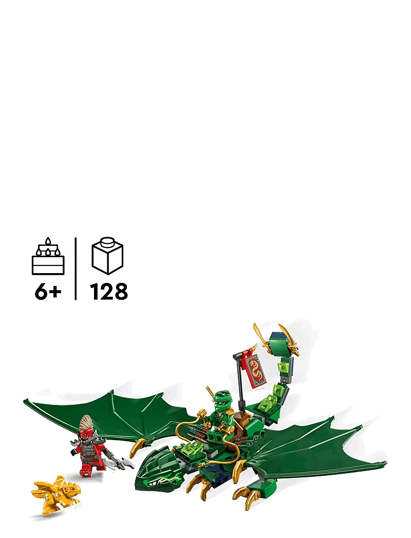 LEGO - Lloyd’s Green Forest Dragon Toy 71829 - lego ninjago - multi - 1