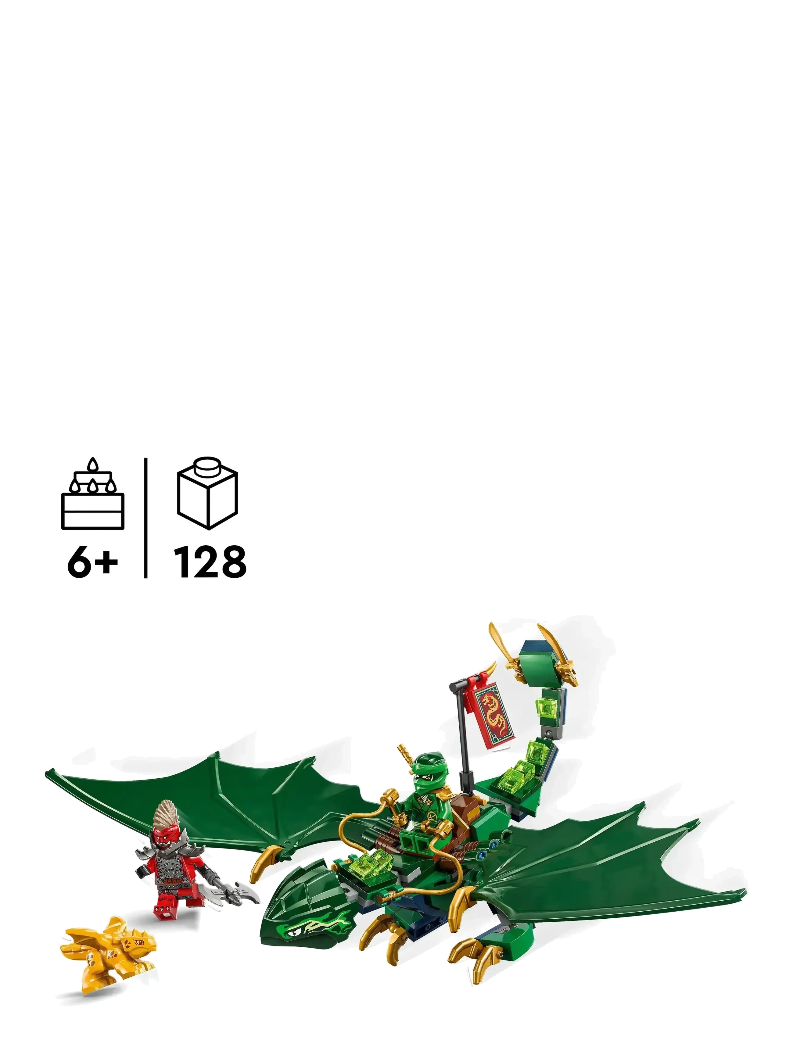 LEGO - Lloyd’s Green Forest Dragon Toy 71829 - lego ninjago - multi - 1