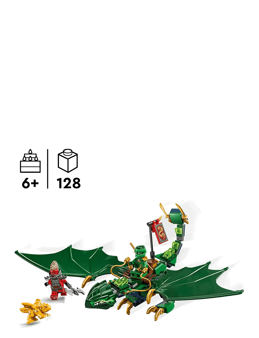 LEGO - Lloyd’s Green Forest Dragon Toy 71829 - multi - 1
