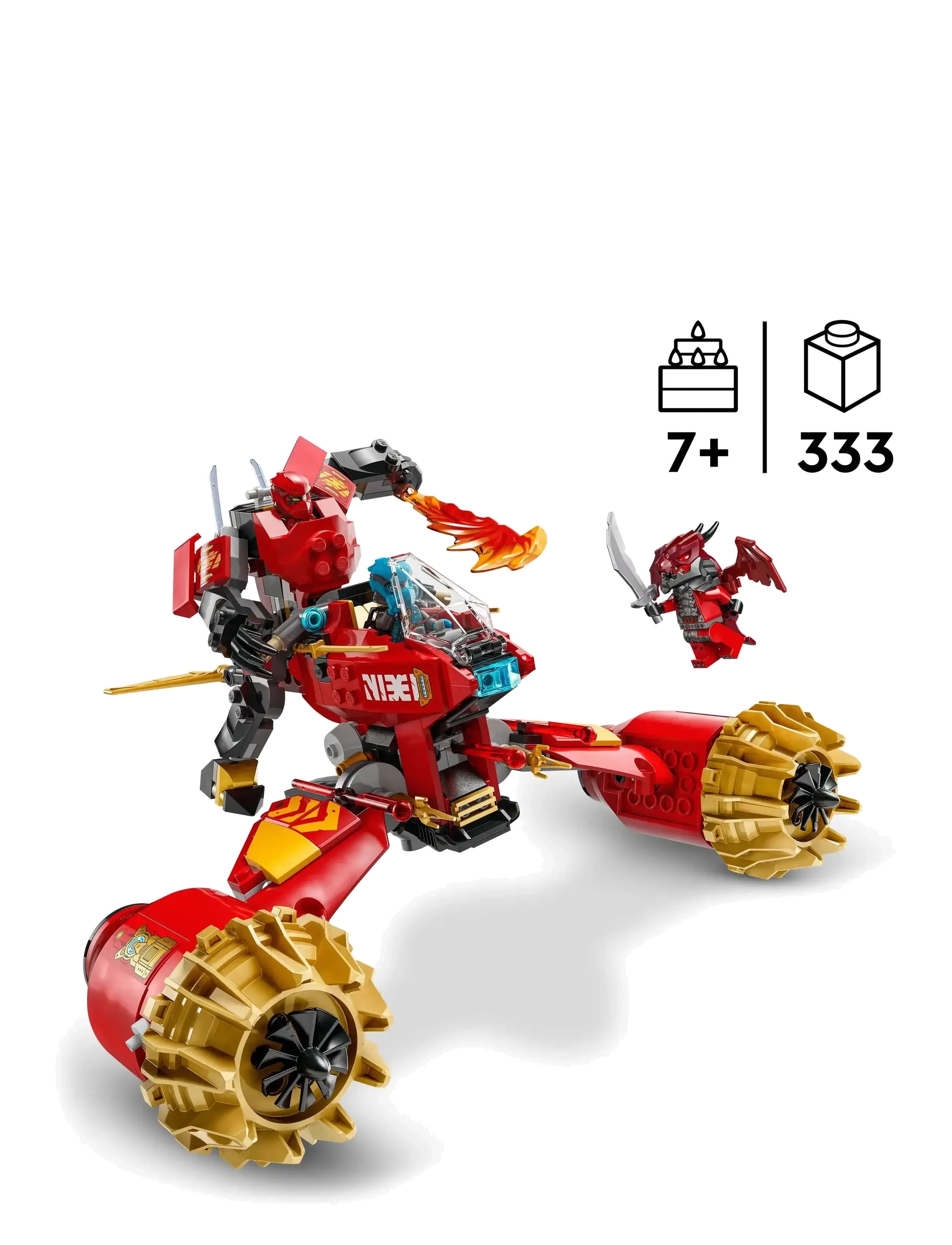 LEGO Kai's Mech Storm Rider Combo Ninja Toy 71830 (LGO71830