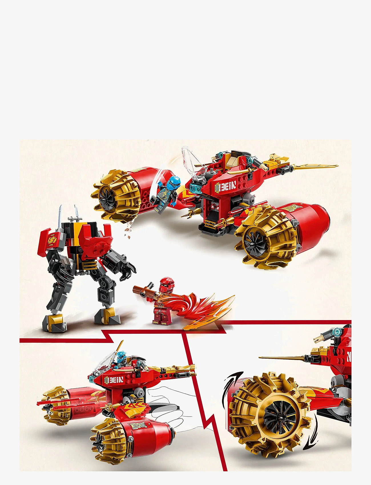 LEGO - Kais robotstormförare 71830 - multi - 3