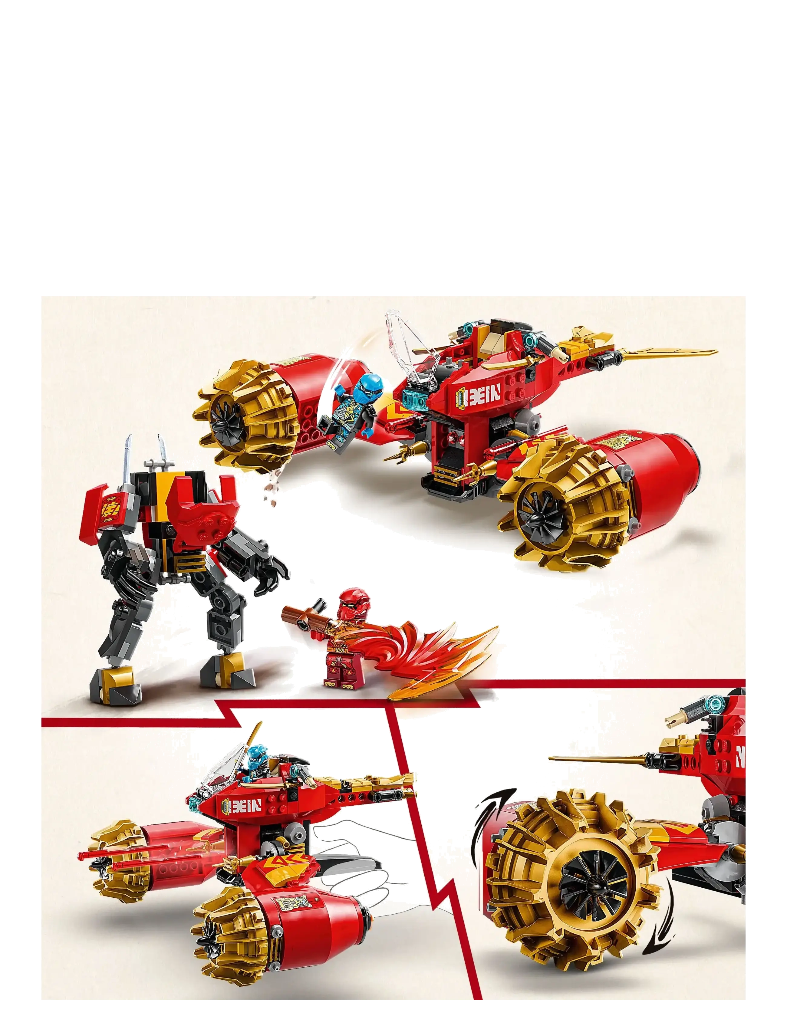 LEGO - Kais Storm Rider-mech 71830 - lego® ninjago® - multi - 3