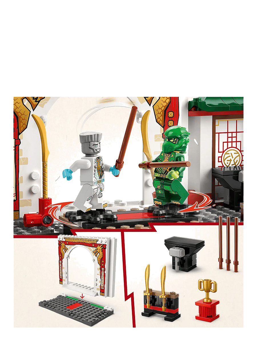 LEGO - Ninja Spinjitzu Temple Action Toy Playset 71831 - lego® ninjago® - multi - 3