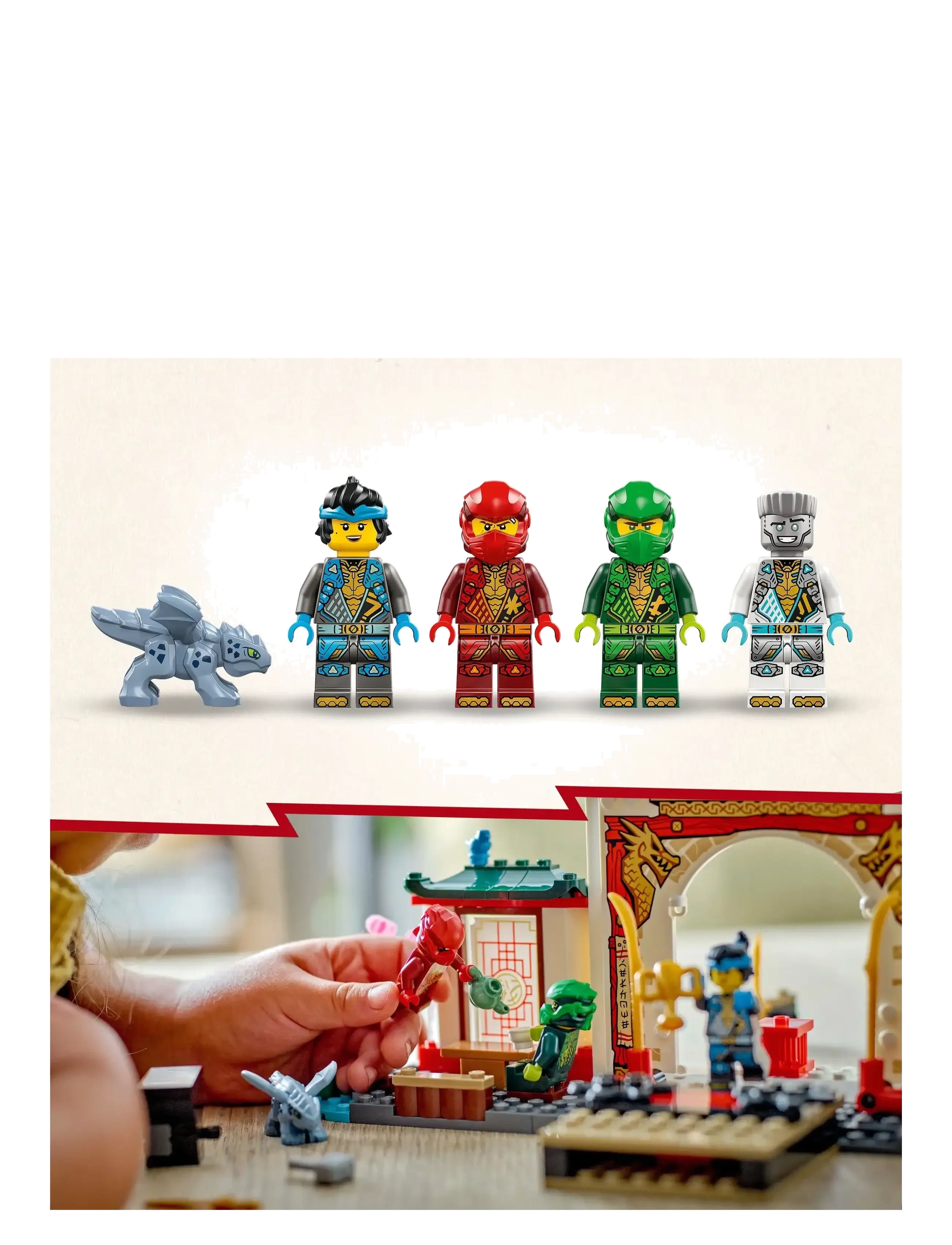 LEGO - Ninja Spinjitzu Temple Action Toy Playset 71831 - lego® ninjago® - multi - 4