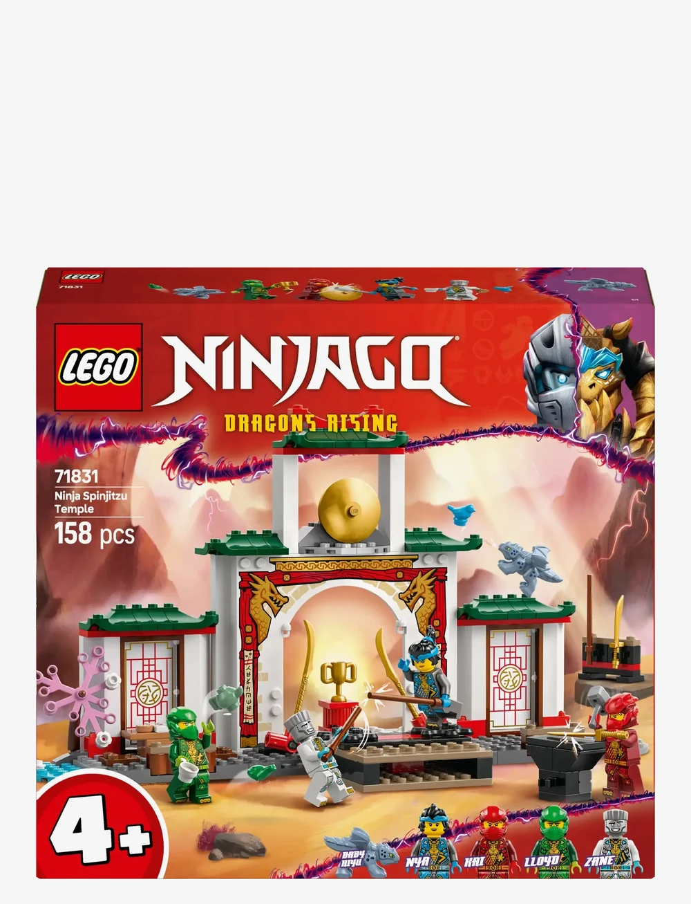 LEGO - Ninja Spinjitzu Temple Action Toy Playset 71831 - lego ninjago - multi - 5