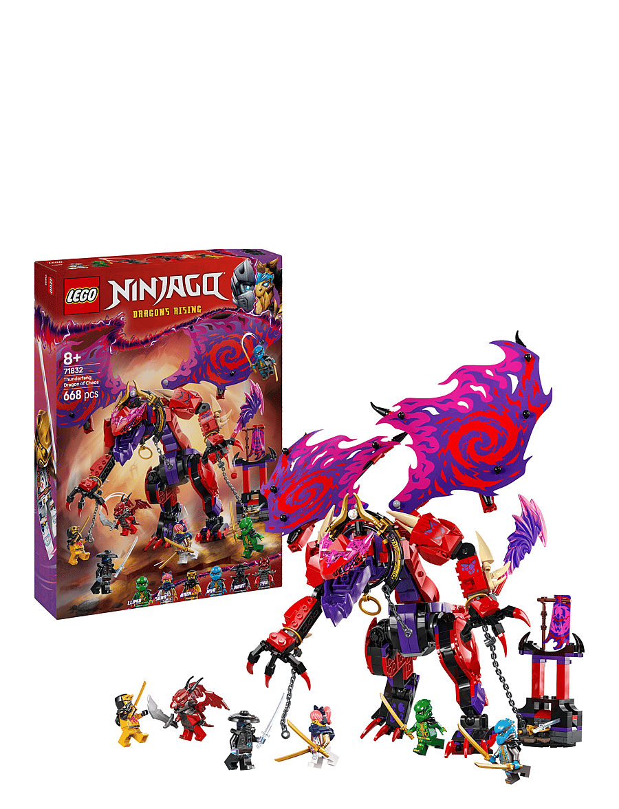 LEGO - Thunderfang Dragon of Chaos Ninja Toy Set 71832 - lego ninjago - multi - 0