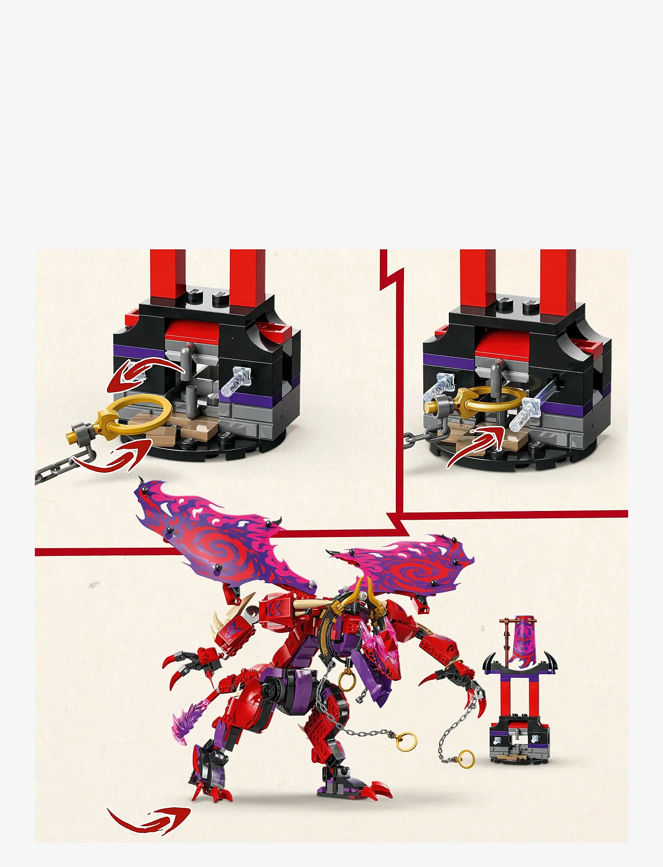 LEGO Thunderfang Dragon Of Chaos Ninja Toy Set 71832 (LGO71832