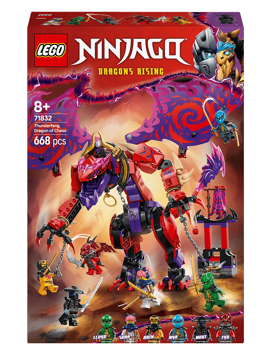 LEGO - Thunderfang Dragon of Chaos Ninja Toy Set 71832 - lego ninjago - multi - 5