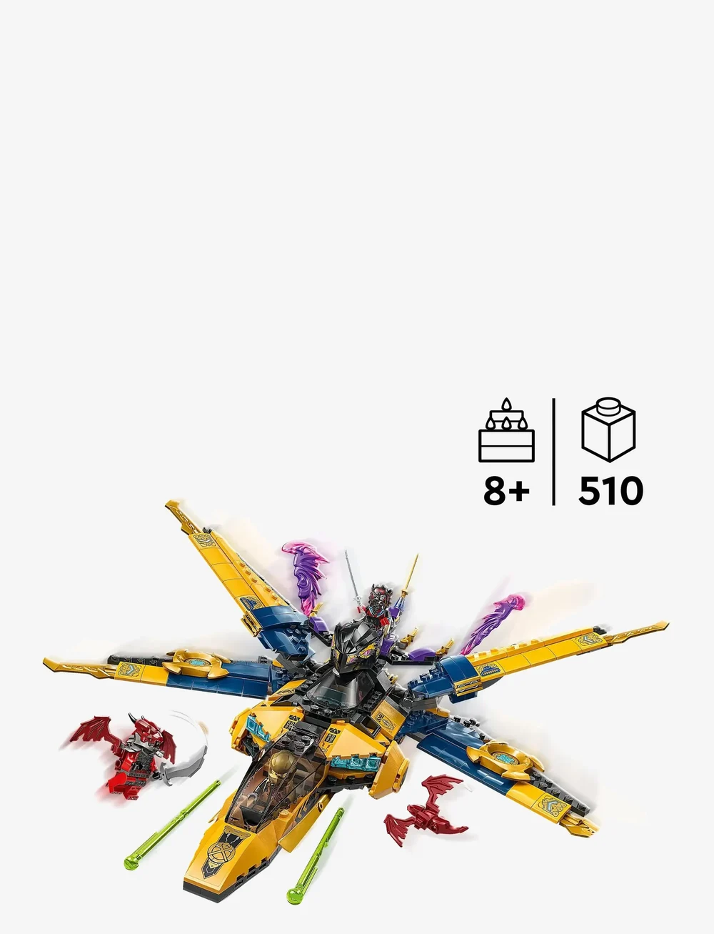 LEGO - Ras and Arin’s Super Storm Jet Toy 71833 - lego ninjago - multi - 1