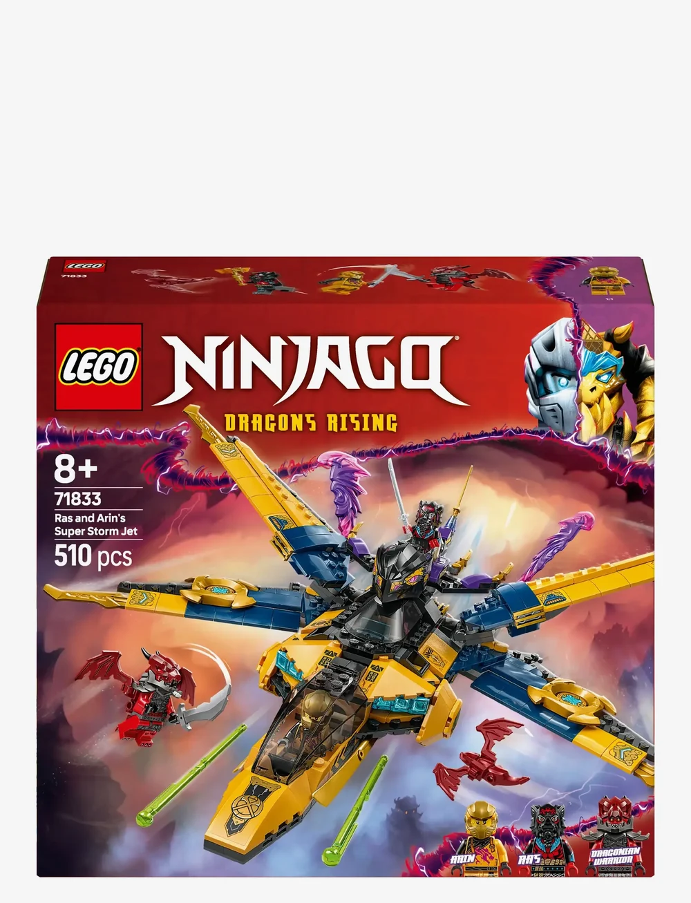 LEGO - Ras and Arin’s Super Storm Jet Toy 71833 - lego ninjago - multi - 4