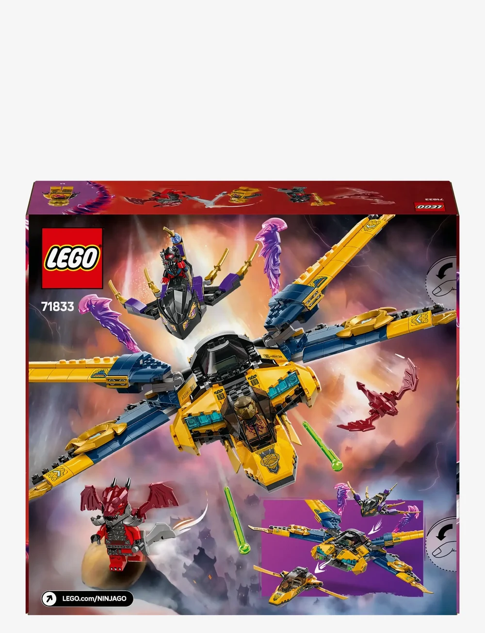 LEGO - Ras and Arin’s Super Storm Jet Toy 71833 - lego ninjago - multi - 5
