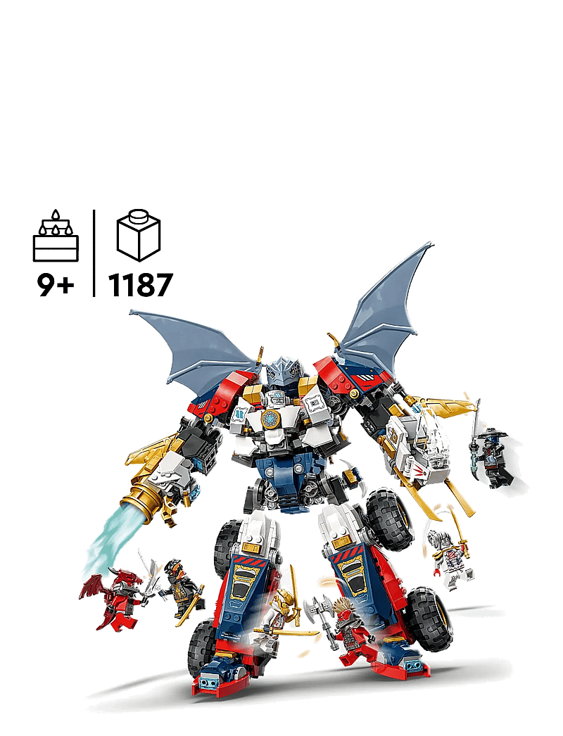 LEGO - Zane’s Ultra Combiner Mech Toy 4-in-1 Building Set 71834 - lego ninjago - multi - 1