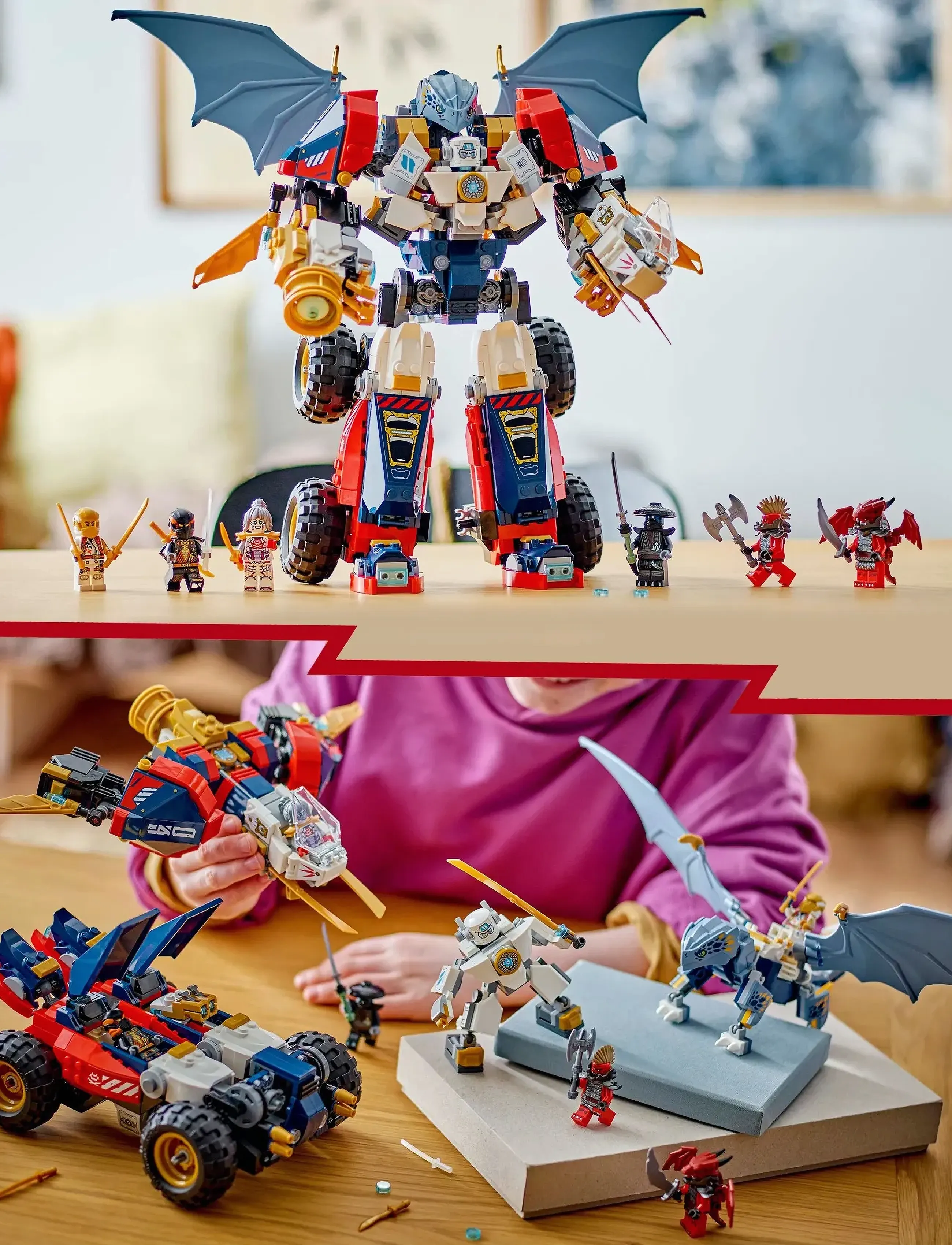 LEGO Zane's Ultra Combiner Mech Toy 4-in-1 Building Set 71834