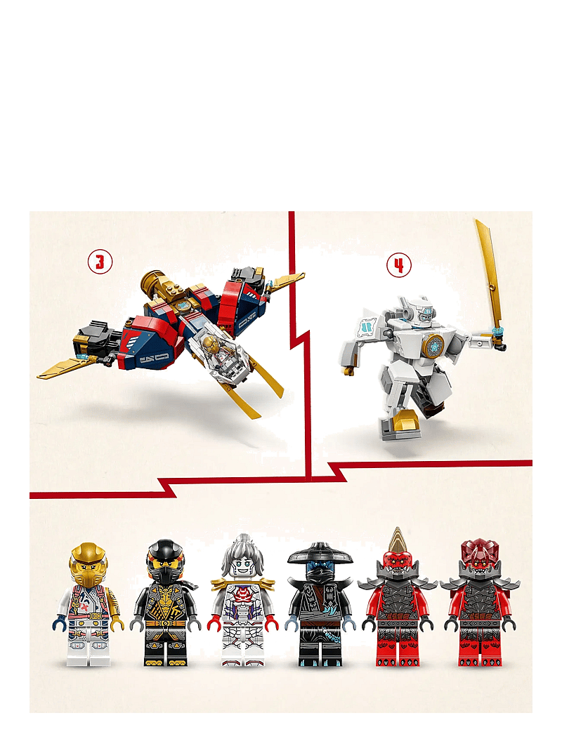 LEGO - Zane’s Ultra Combiner Mech Toy 4-in-1 Building Set 71834 - lego ninjago - multi - 4