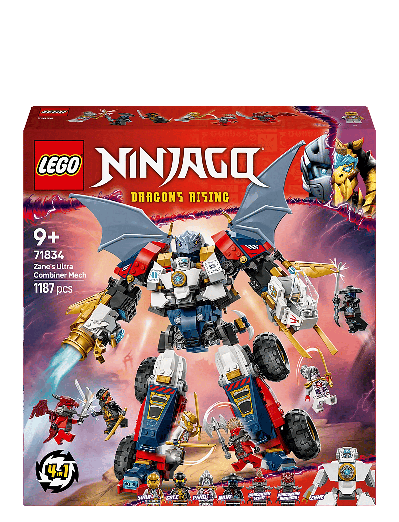 LEGO - Zane’s Ultra Combiner Mech Toy 4-in-1 Building Set 71834 - lego ninjago - multi - 5