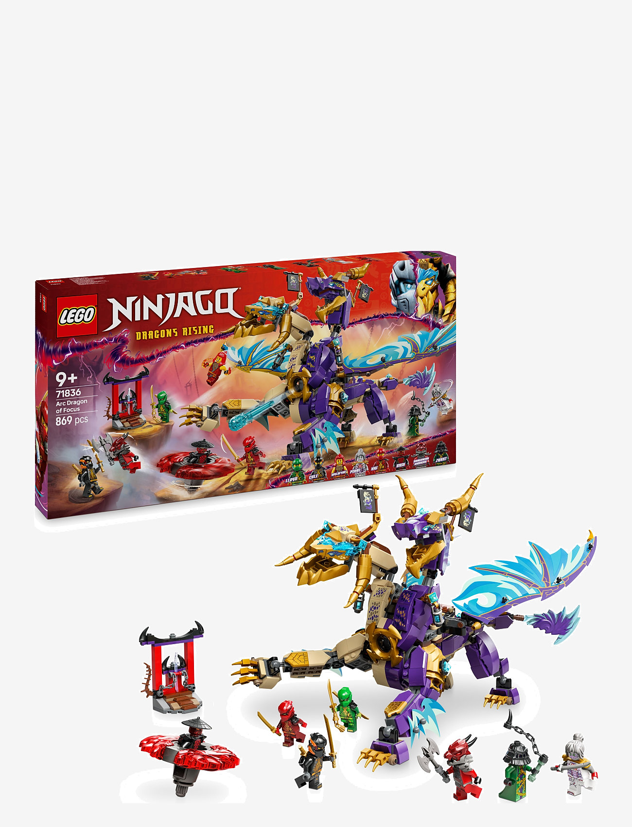 LEGO Arc Dragon Of Focus Ninja Toy Set 71836 (LGO71836) - LEGO