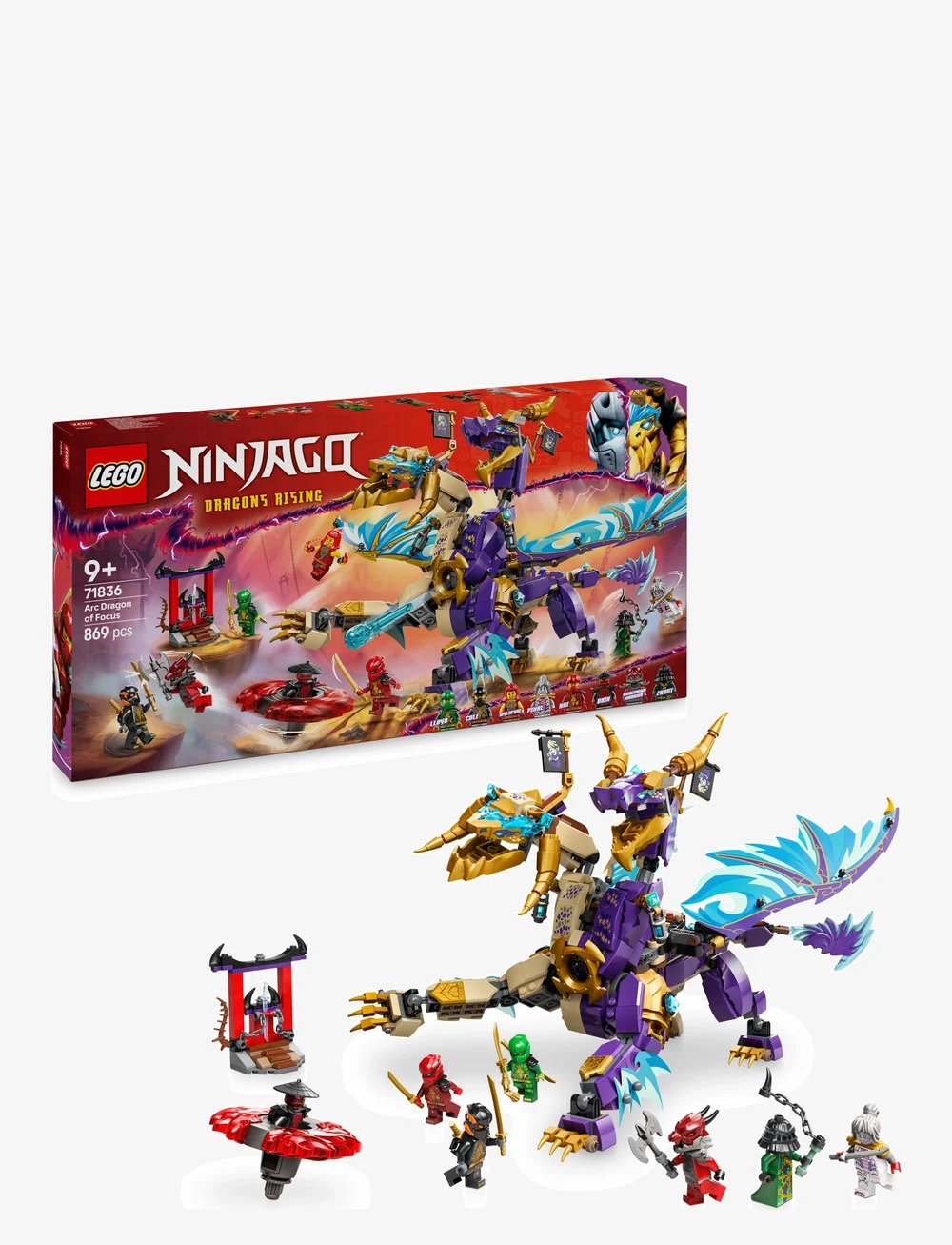 LEGO - Arc Dragon of Focus Ninja Toy Set 71836 - lego ninjago - multi - 0