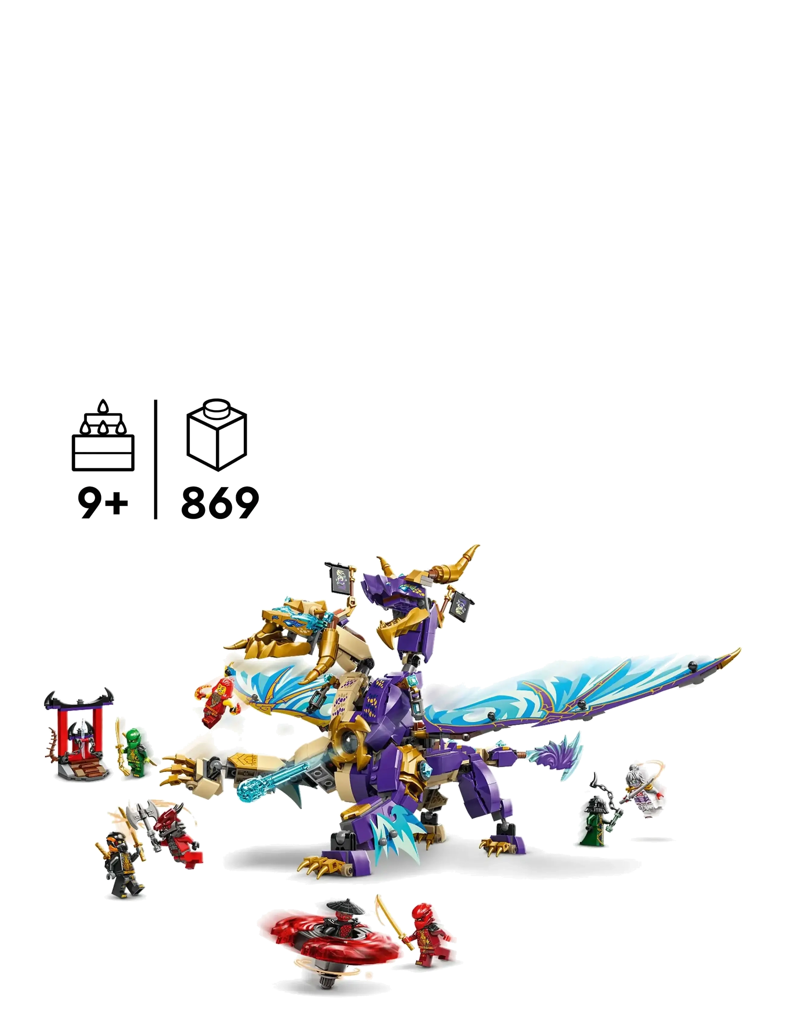 LEGO - Arc Dragon of Focus Ninja Toy Set 71836 - lego ninjago - multi - 1