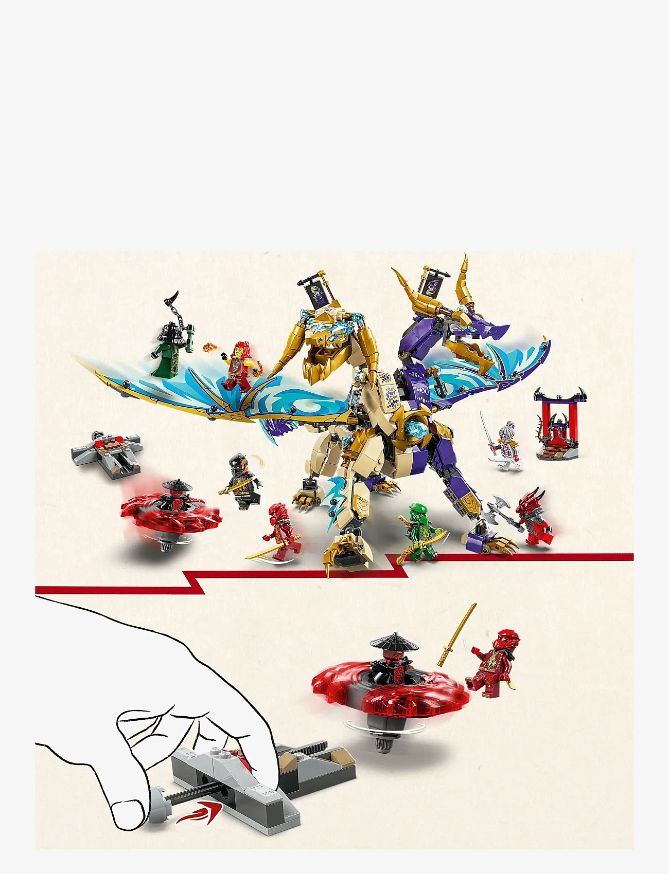 LEGO Arc Dragon Of Focus Ninja Toy Set 71836 (LGO71836) - LEGO